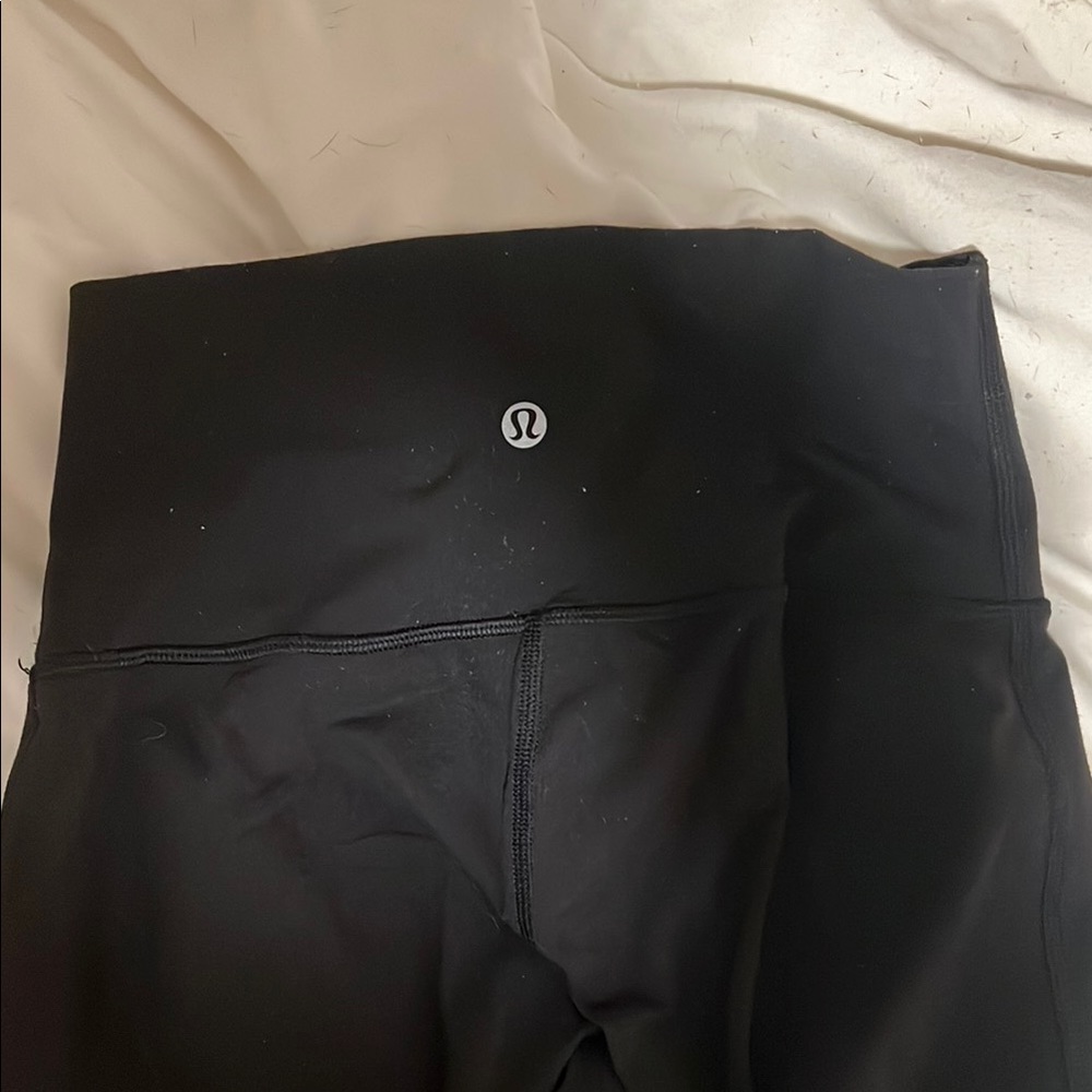 Lululemon Black Flared Yoga Pants